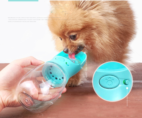 ANPETBEST Travel Water Bottle 325ML /11oz Water Dispenser Portable Mug for  Dogs,Cats and Other Small Animals